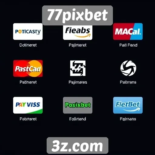Métodos de pagamento disponíveis no 77pixbet